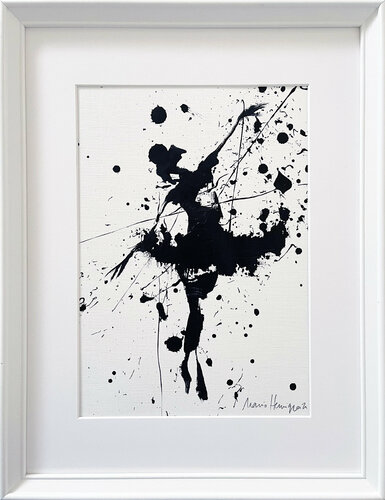 Spontaneous Ballerina No. 5, Series XVIII van Mario Henrique, Werk op papier te koop op Singulart