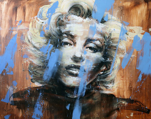 Marilyn No. 1, Icon Series III van Mario Henrique, Schilderij te koop op Singulart