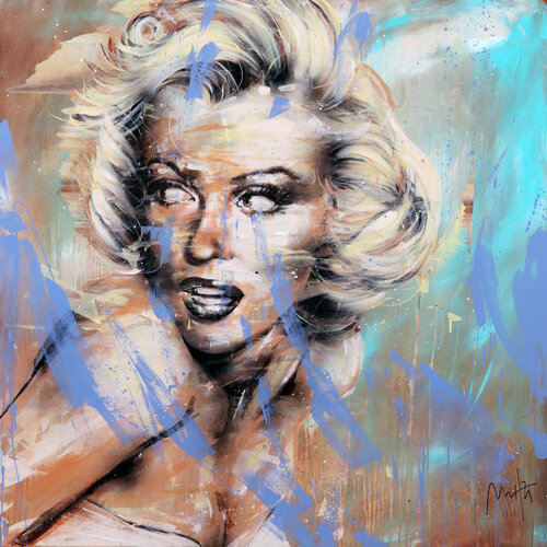 Marilyn No. 3, Icon Series III van Mario Henrique, Schilderij te koop op Singulart