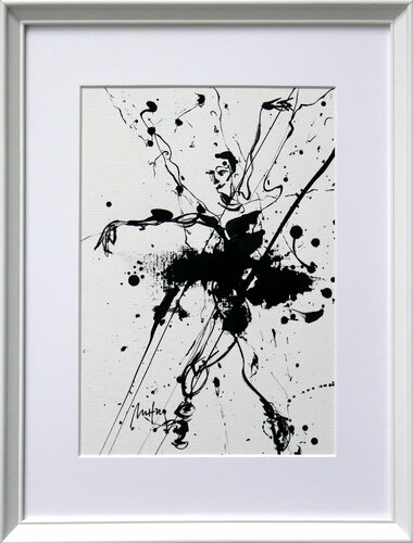 Spontaneous Ballerina No. 7, Series XIX van Mario Henrique, Werk op papier te koop op Singulart