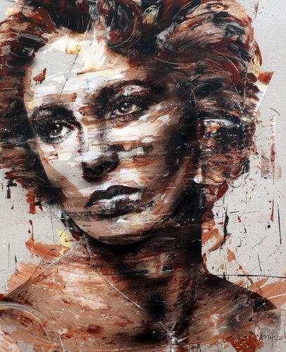 Elizabeth Taylor, Icon Series V van Mario Henrique, Schilderij te koop op Singulart