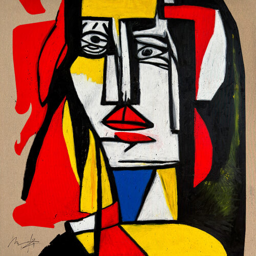 The Clown From Bari di Mario Henrique, Pittura in vendita su Singulart