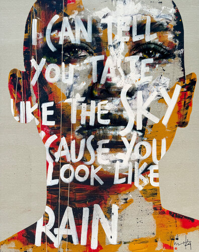 You Look Like Rain di Mario Henrique, Pittura in vendita su Singulart