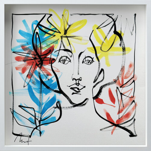 Untitled Portrait Drawing No. 1 (Framed) Mario Henrique