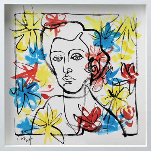 Untitled Portrait Drawing No. 12 (Framed) Mario Henrique
