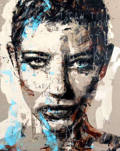 You Look Like Rain (II) di Mario Henrique, Pittura in vendita su Singulart