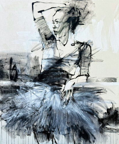 Ballerina No. 3, Series XXVI de Mario Henrique, Pintura a la venta en Singulart