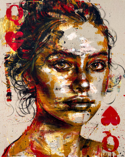 Queen Of Hearts von Mario Henrique, Malerei kaufen auf Singulart