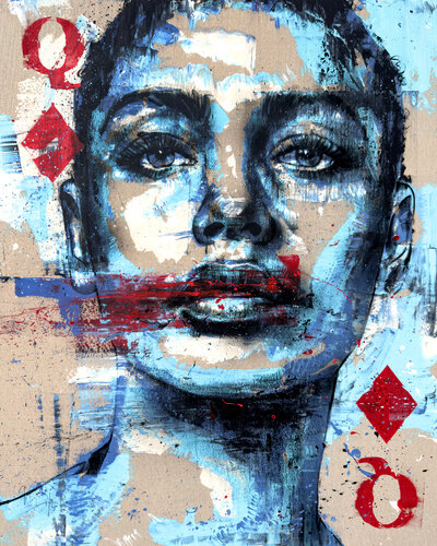 Queen Of Diamonds von Mario Henrique, Malerei kaufen auf Singulart