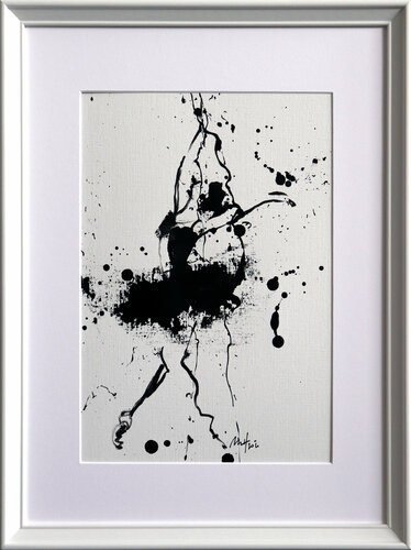 Spontaneous Ballerina No. 2, Series XVII van Mario Henrique, Werk op papier te koop op Singulart