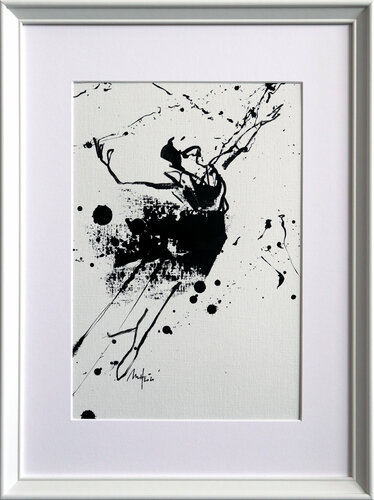 Spontaneous Ballerina No. 3, Series XVII van Mario Henrique, Werk op papier te koop op Singulart