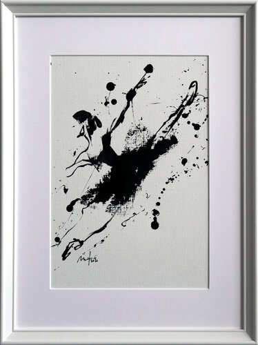 Spontaneous Ballerina No. 6, Series XVII van Mario Henrique, Werk op papier te koop op Singulart