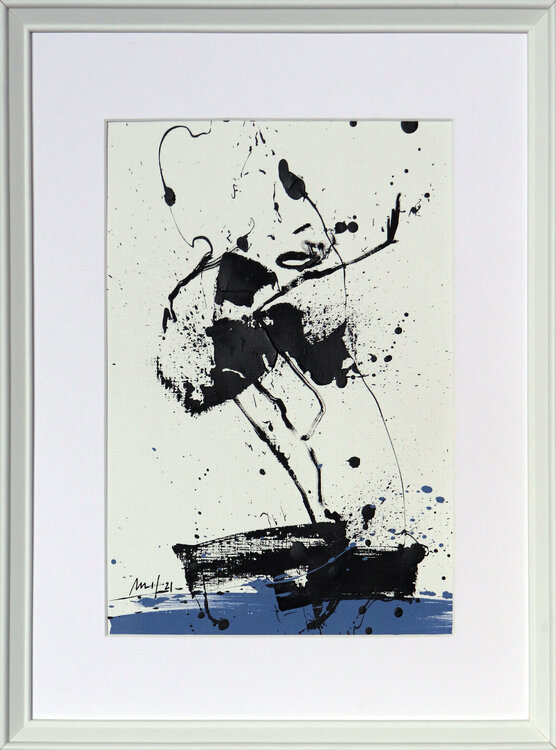 Spontaneous Ballerina No. 1, Blue Series III Mario Henrique
