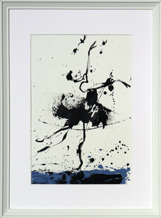 Spontaneous Ballerina No. 9, Blue Series III Mario Henrique