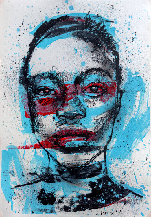 Untitled Portrait Drawing No. 5 Mario Henrique