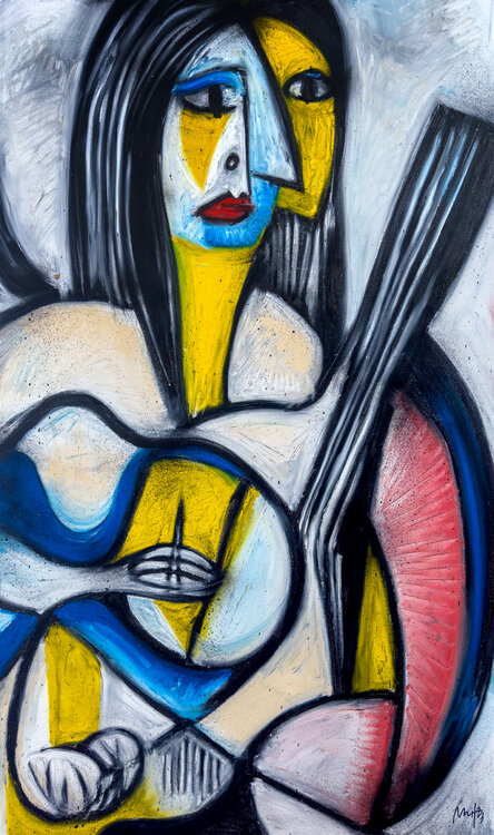 Woman With A Guitar Mario Henrique
