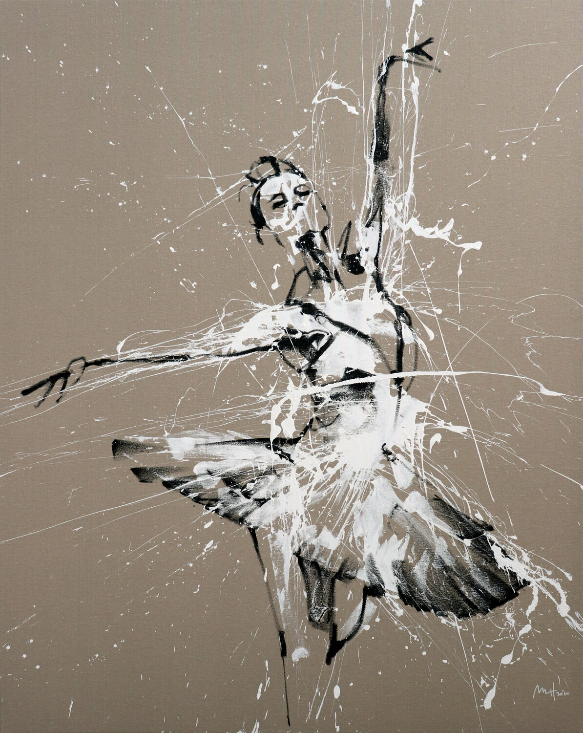 Ballerina No. 14, Series VIII Mario Henrique Dipinto originale in vendita