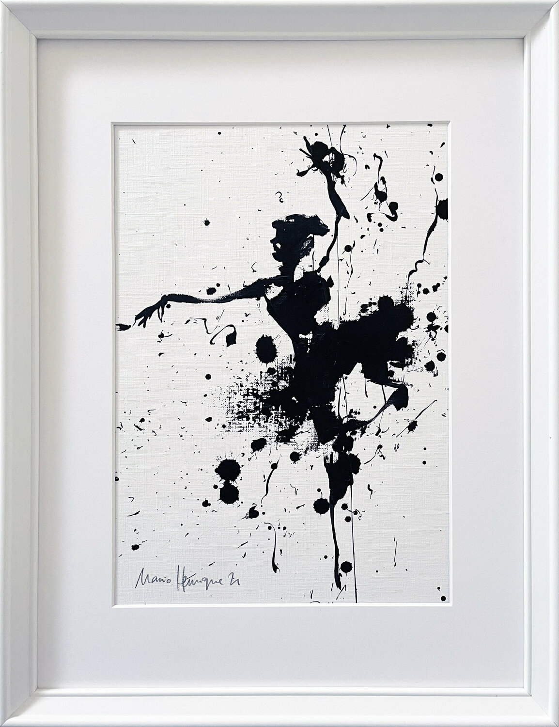 Spontaneous Ballerina No. 2, Series XVIII Mario Henrique Werk auf Papier zu verkaufen