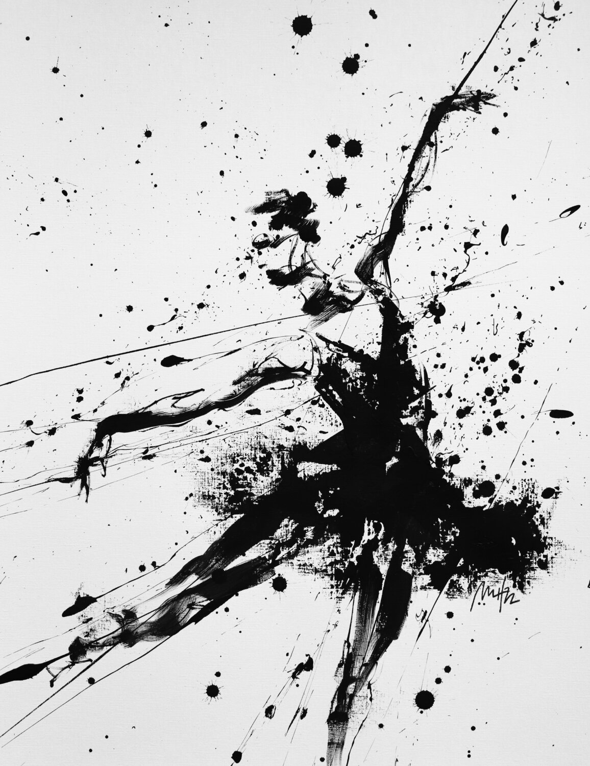 Ballerina No. 2, Series XX Mario Henrique Werk auf Papier zu verkaufen
