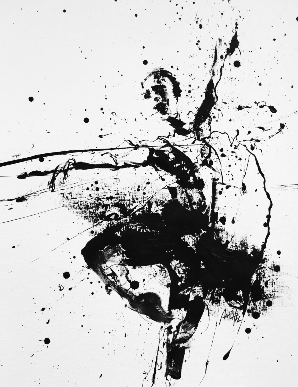 Ballerina No. 4, Series XX Mario Henrique Werk auf Papier zu verkaufen