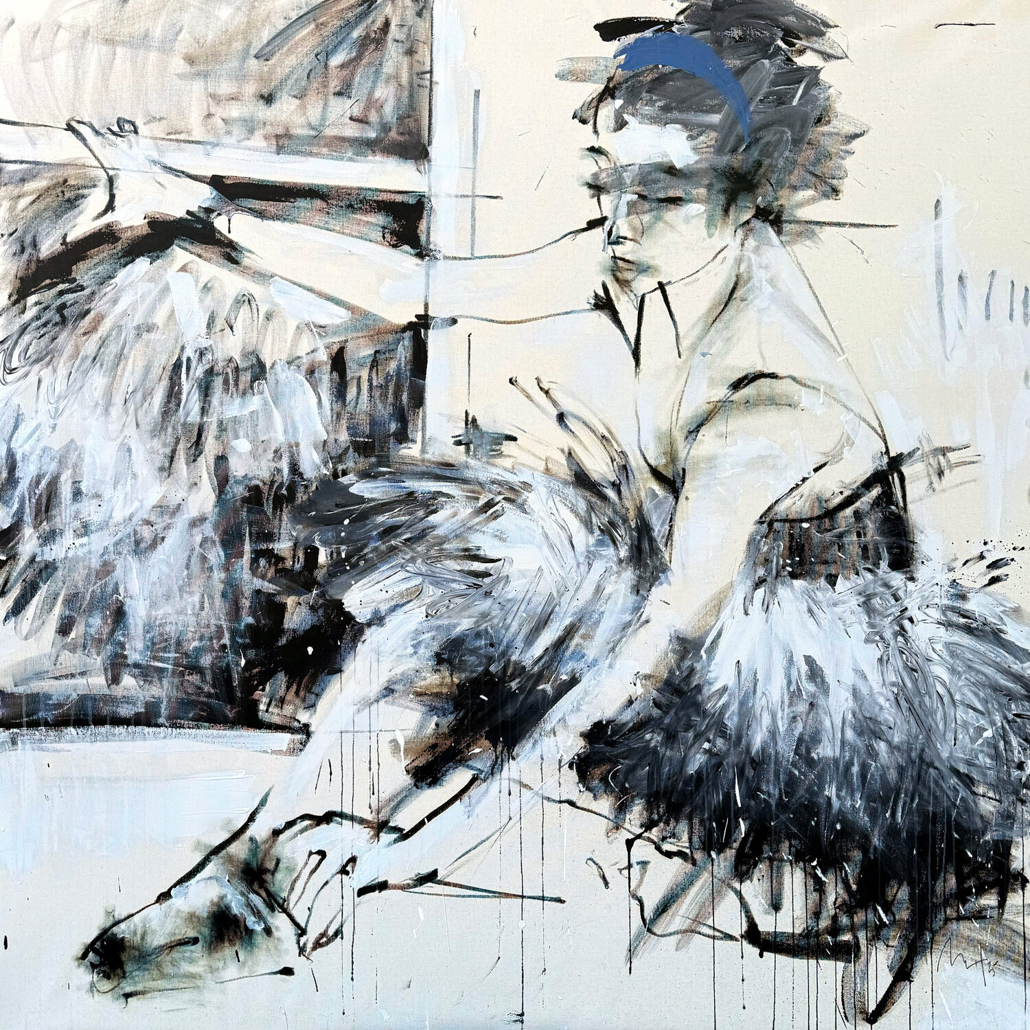 Ballerina No. 4, Series XXVI Mario Henrique Originalgemälde zu verkaufen