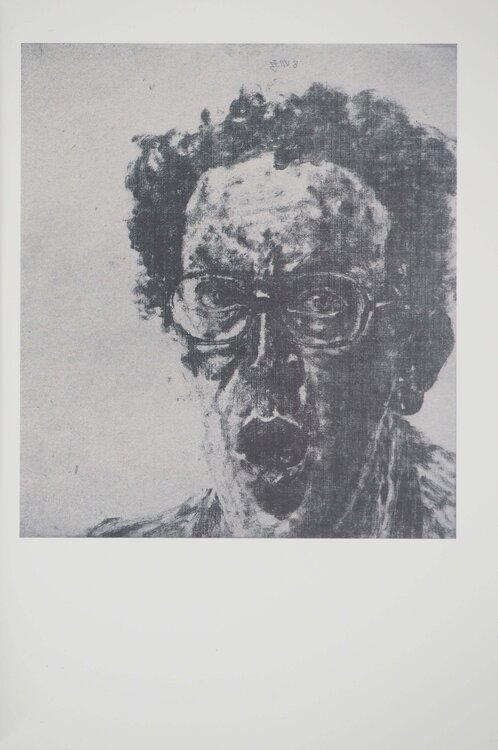 Autoportrait étonné Avigdor Arikha