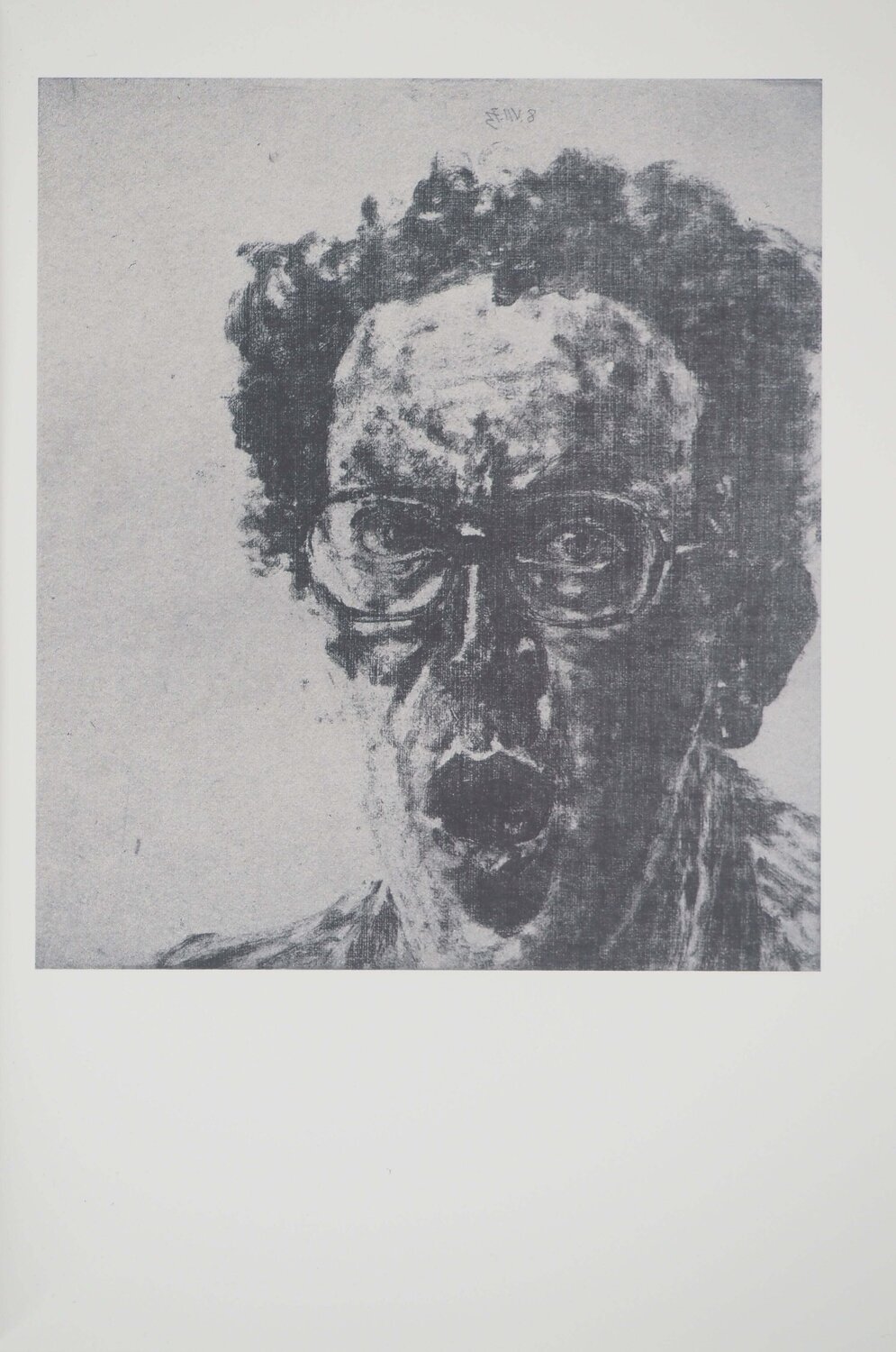 Autoportrait étonné Avigdor Arikha Édition à vendre
