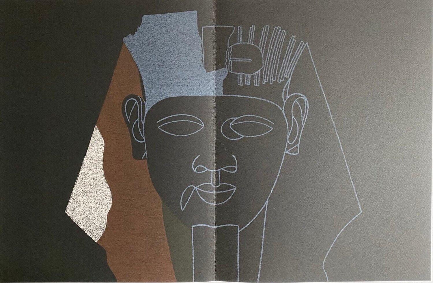 Pour sauver les monuments de Haute-Egypte Eduardo Arroyo Stampa in vendita