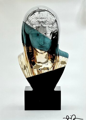 AMALGAMIZED BUST OF VEILED WOMAN van Daniel Arsham, Afdruk te koop op Singulart