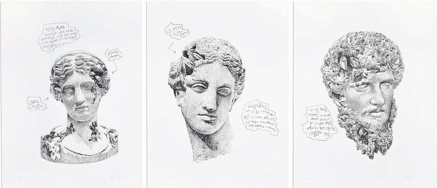 Portfolio “Classical Eroded Prints” Daniel Arsham