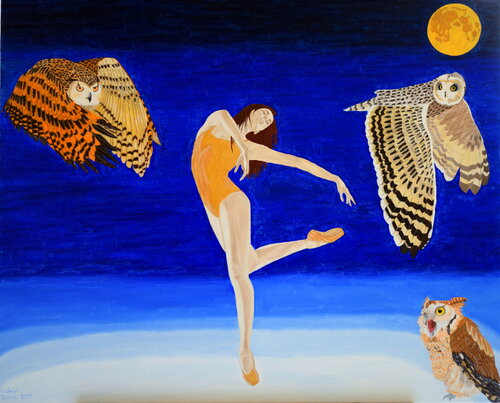 Ballet lunaire von Victoria Stagni, Malerei kaufen auf Singulart