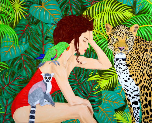 La rêveuse di Victoria Stagni, Pittura in vendita su Singulart
