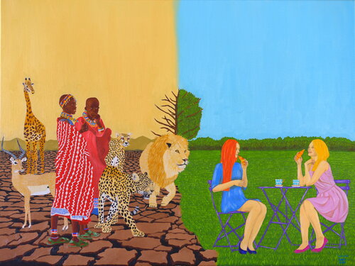 Land of plenty van Victoria Stagni, Schilderij te koop op Singulart