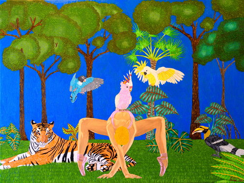 The rehearsal von Victoria Stagni, Malerei kaufen auf Singulart