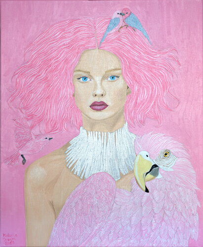 La vie en rose by Victoria Stagni, Painting for Sale on Singulart