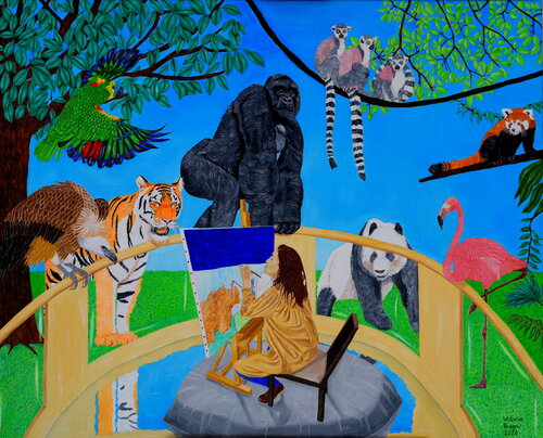 Espèces menacées van Victoria Stagni, Schilderij te koop op Singulart