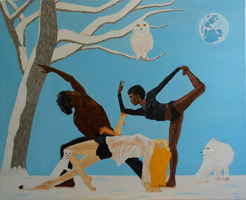 Danseurs en hiver Victoria Stagni
