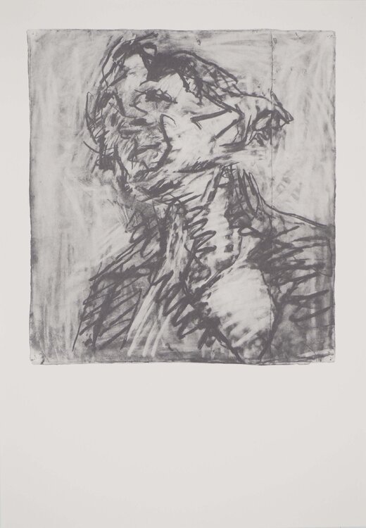 Portrait de J.Y.M. Frank Auerbach