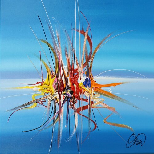 NAISSANCE DE L'AMOUR di David Onen, Pittura in vendita su Singulart