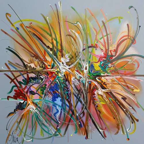 A LA RENCONTRE DE L'AMOUR SACRE by David Onen, Painting for Sale on Singulart