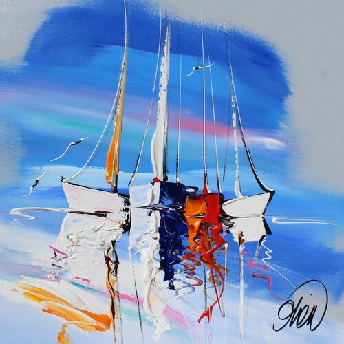 L'AMOUR PAISIBLE di David Onen, Pittura in vendita su Singulart