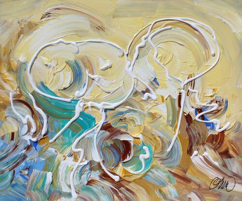 LES FLEURS DU PRINTEMPS di David Onen, Pittura in vendita su Singulart