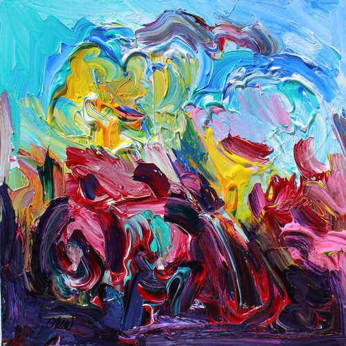 L'ELEVATION DE LA JOIE van David Onen, Schilderij te koop op Singulart