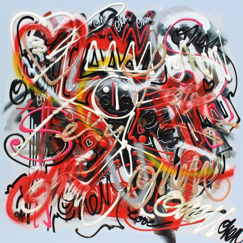 LE ROI DE LA GRIBOUILLE by David Onen, Painting for Sale on Singulart