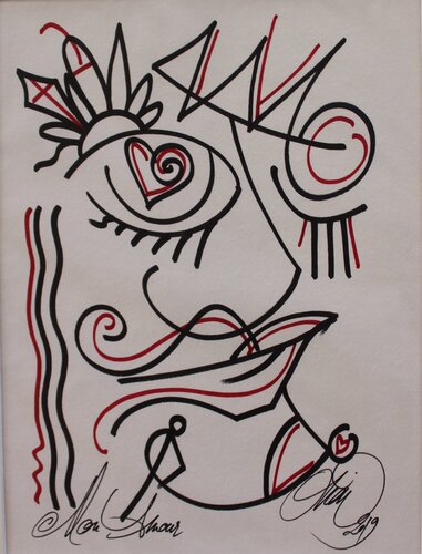 MON AMOUR di David Onen, Pittura in vendita su Singulart