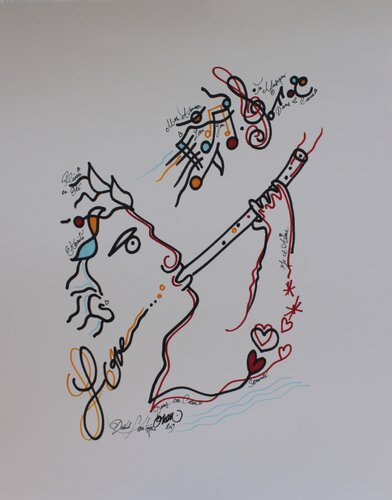 DANS TON COEUR by David Onen, Painting for Sale on Singulart