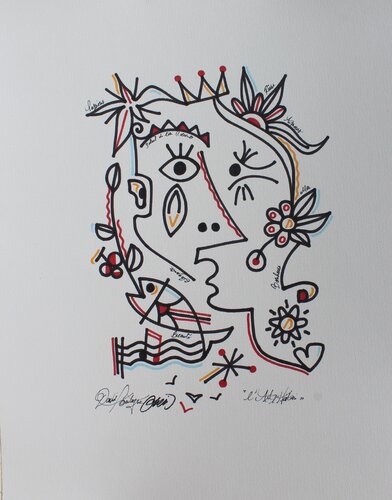 L'ART , L'HISTOIRE by David Onen, 회화 for Sale on Singulart