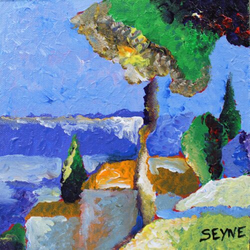 AZUR BONHEUR de David Onen, Pintura a la venta en Singulart