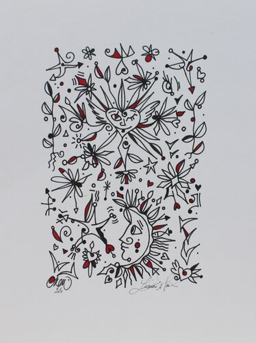 LUMIERE ET PAIX di David Onen, Pittura in vendita su Singulart