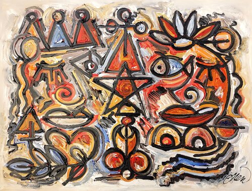 la Fin d'un Temps van David Onen, Schilderij te koop op Singulart